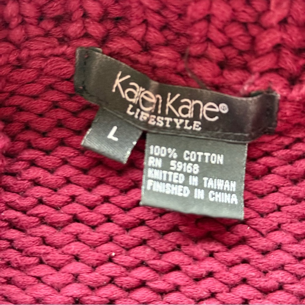 Karen Kane Burgandy Maxi Pencil Skirt (M) With Matching Sleeveless Top (L) - Picture 9 of 13